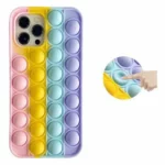 Silicone Pop-It Phone Case Bubble Popper