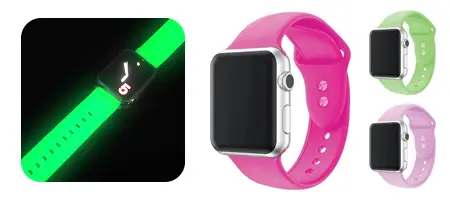 Glow In the Dark Luminous Silicone Watch Bands