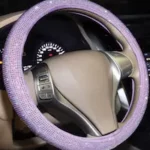 Fully Drilled Diamond Steering Wheel Cover